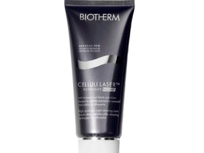 Nächtlicher Straffer: "Celluli Laser Intensive Night" von Biotherm, 200 ml ca. 44 Euro 