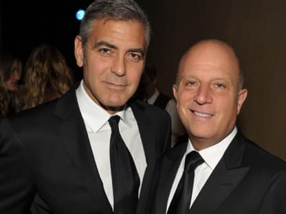 Unter Männern: George Clooney mit Chris Albrecht