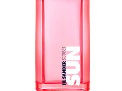 Rote Johannisbeere trifft auf Jasmin und Sandelholz: „Sun Sorbet" von Jil Sander, EdT, 100 ml, ca. 30 Euro