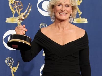 Freute sich sichtlich über ihre Auszeichnung: Glenn Close wurde für ihre Rolle als Anwältin in "Damages" geehrt 