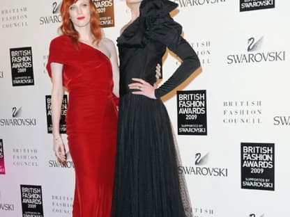 Models unter sich: Erin OConnor und Karen Elson