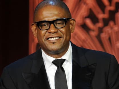 Forest Whitaker, ebenfalls ein Oscar gewinnender Schauspieler, sprach ebenfalls zum Publikum