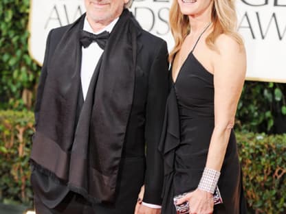 Hollywood-Regisseur Steven Spielberg kam mit Kate Capshaw