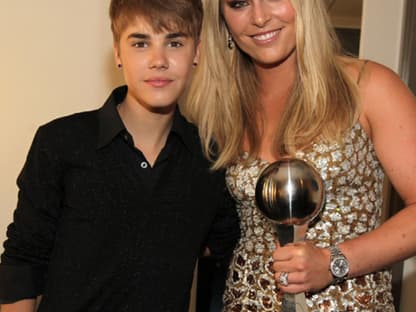 Justin Bieber gratulierte Preisträgerin Lindsey Vonn