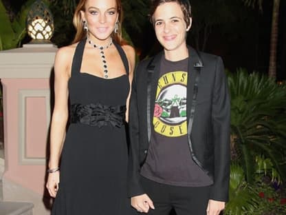 Nach einem Krach in London wieder vereint: Lindsay Lohan und ihre Freundin Samantha Ronson