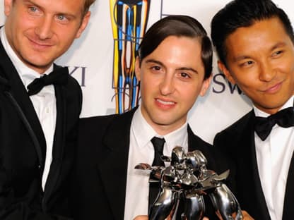 Robert Geller, Eddie Borgo, Prabal Gurung ï»¿freuten sich über ihre Swarovski Awards