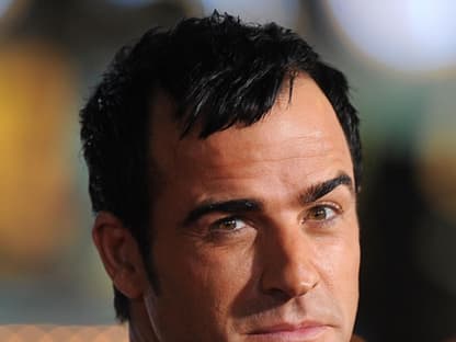 ... Und der ließ sich ebenfalls blicken: Justin Theroux