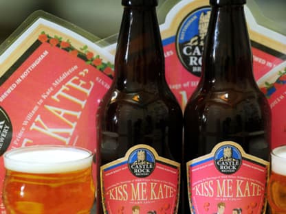 Küss mich, Kate! Ob dieses Bier wie ein Kuss von Kate schmeckt ist fraglich