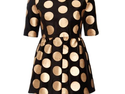 Polka Dot Kleid über asos.de, ca. 60 Euro