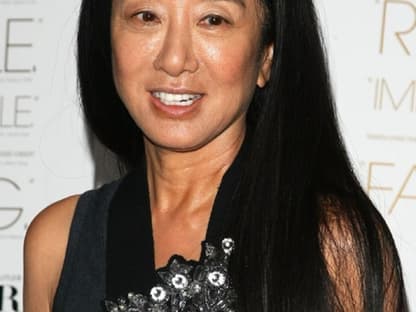 Designerin Vera Wang ist ein seltener Gast auf dem roten Teppich