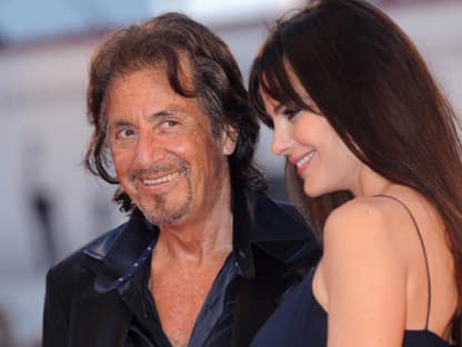 Al Pacino posiert mit der argentinischen Schauspielerin Lucila Sola