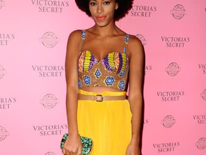 Strahlte in Gelb: Solange Knowles