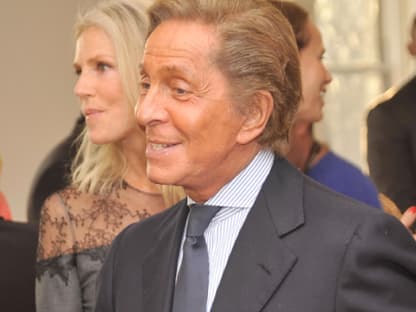 Auf Spionage? Valentino bei Oscar De la Renta