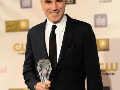 Stolzer Preisträger: Daniel Day-Lewis ("Bester Schauspieler" in "Lincoln")