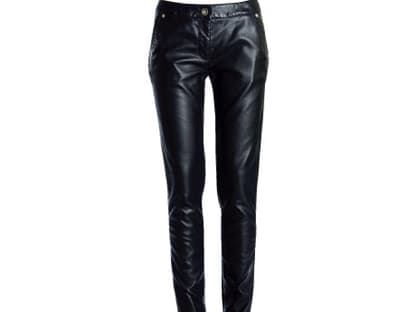 RockRöhre: Skinny Pants aus Kunstleder von Only, ca. 35 Euro  
