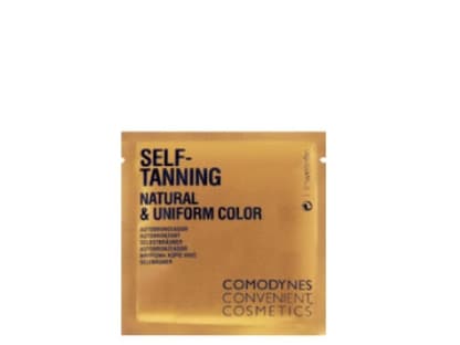 Für den perfekten Teint: Selbstbräunertuch "Selftanning Natural & Uniform Color" von Comodynes, 8 Stück ca. 11 Euro