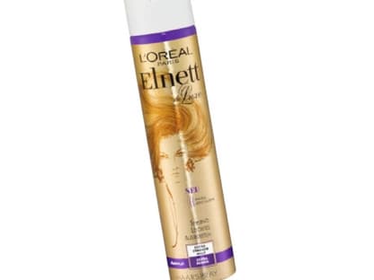 Fixieren Sie ihr Haar! Mit dem Haarspray "Elnett de Luxe - Absolut" von LOreal Paris, 300 ml ca. 5 Euro 