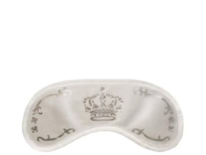 Zur Beruhigung fÃ¼r die Augen: Schlafbrille "Swarovski Crown White" von Day´­dream, ca. 15 Euro