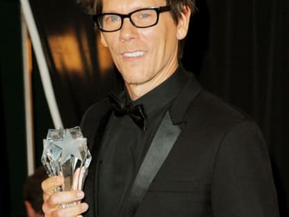 Interessante Frisur: Schauspieler Kevin Bacon 