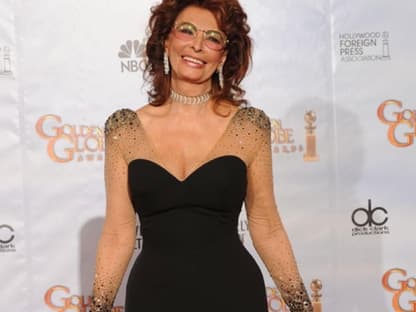 Wow! Sophia Loren stand bei der "Golden Globes"-Verleihung auf der Bühne und durfte einen Preis vergeben