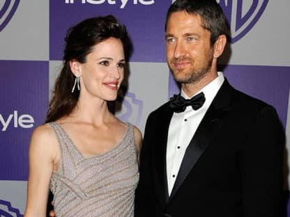 Jennifer Garner kam in Begleitung von Gerard Butler zur Golden Globe-Party. Ehemann Ben Affleck ließ sich entschuldigen