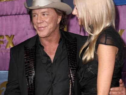 Noch ein zukünftiges Ehepaar? Mickey Rourke wollte seine Freundin Elena Kuletskaya gar nicht mehr loslassen