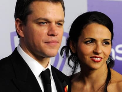 Matt Damon und seine Frau Luciana