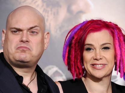 Regisseuren, Autoren- und Produzenten-Duo: Andy Wachowski und Lana Wachowski 