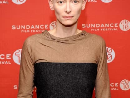 Die britische Schauspielerin Tilda Swinton bei der Ankunft auf dem roten Teppich