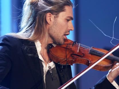 Musiker David Garrett. Er erhielt einen Preis für die beste Beste Musik international

