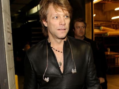 Jon Bon Jovi vor seinem Auftritt