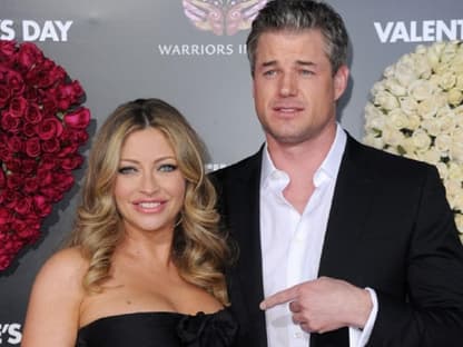 Eric Dane brachte seine hochschwangere Frau Rebecca Gayheart mit zur Premiere nach Hollywood