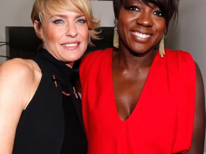 Robin Wright mit Viola Davis