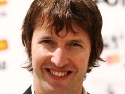 Schmusesänger James Blunt durfte als waschechter Brite gestern natürlich nicht fehlen