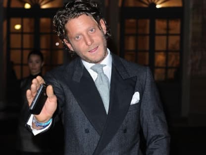 Fiat-Erbe Lapo Elkann darf bei der italienischen Fashion Week nicht fehlen