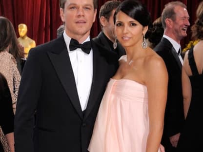 Matt Damon und seine Ehfrau Luciana haben einen Abend frei. Um die drei Kinder des Paares musste sich ein Babysitter kümmern