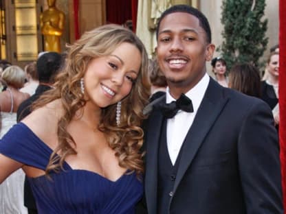 Mariah Carey schmiegt sich an Ehemann Nick Cannon