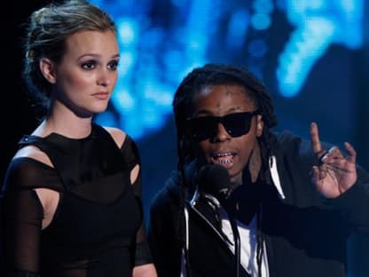 Sind sie ein neues Traumpaar? Wohl eher nicht. Leighton Meester und Rapper Lil Wayne vergeben nur gemeinsam einen Preis