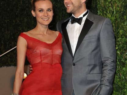 Glücklich zeigte sich auch dieses Schauspieler-Paar: Diane Kruger mit ihrem Freund Joshua Jackson