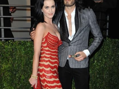 Immer noch frisch verliebt: Katy Perry mit Lover Russell Brand