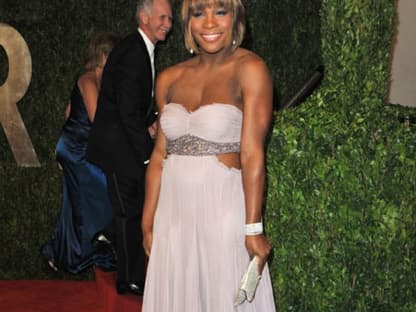 Tennis-Star Serena Williams in edler Abendrobe