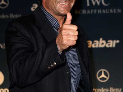 Bei den Laureus World Sport Awards darf die italienische Ski-Legende Alberto Tomba natürlich nicht fehlen