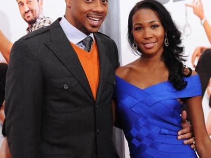 US-Schauspieler Dorian Missick brachte seine hübsche Begleitung mit ins "Ziegfeld Theatre"