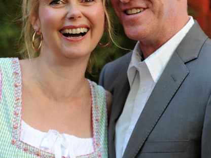 Roswitha Schreiner und Comedian Peter Nottmeier haben viel zu lachen