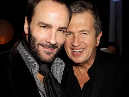 Tom Ford feierte ausgiebig mit Freund und Star-Fotograf Mario Testino bis spät in die Nacht