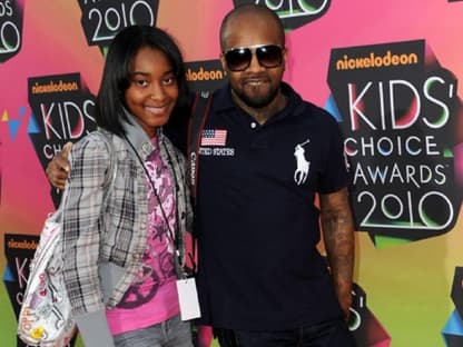 Jermaine Dupri brachte seine Tochter Shania Cymone mit