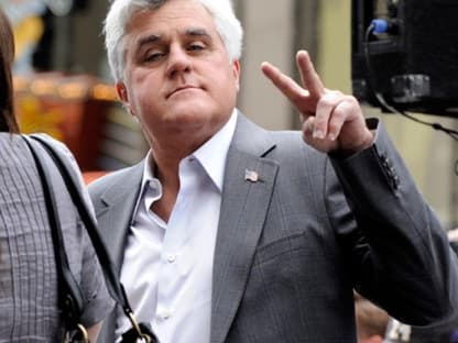 Moderator und Freund Jay Leno kam ebenfalls zum Walk of Fame