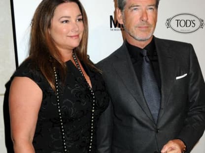 Pierce Brosnan brachte Ehefrau Keely mit