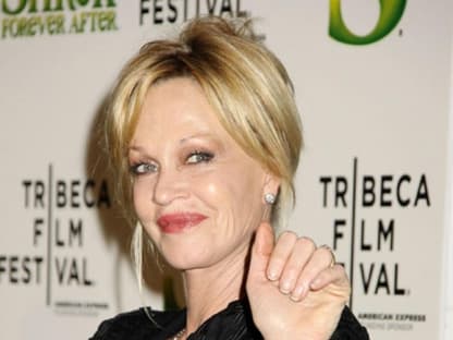 Melanie Griffith zeigte sich gut gelaunt und offen gegenüber der Journalisten und Fotografen