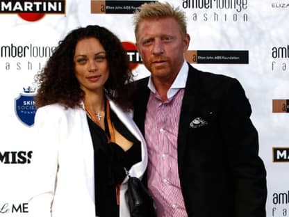 Dieses Paar hat bestimmt schon die Dauerkarte beantragt: Lilly und Boris Becker sind Stammgäste bei der Formel 1